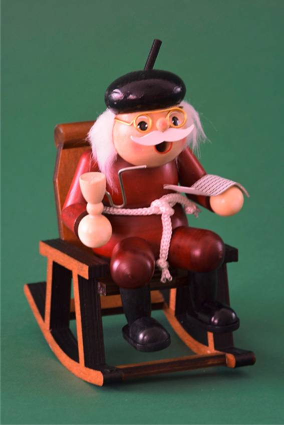 Räuchermännchen Oma und Opa im Schauckelstuhl
