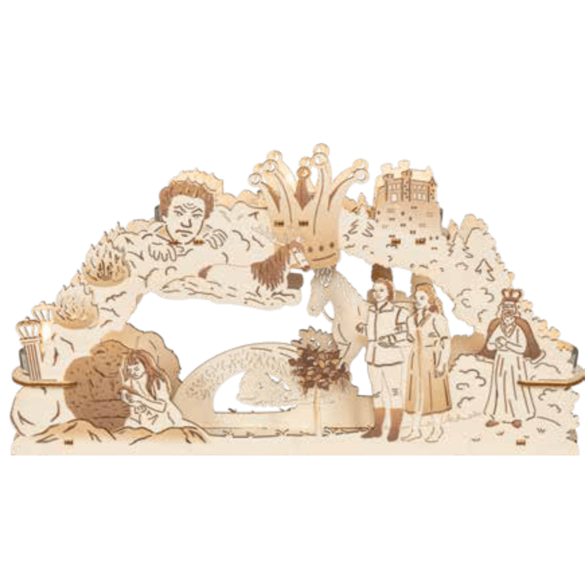 Kerzenhalter "Das singende, klingende Bäumchen®" – märchenhafte Deko für 3 Teelichte