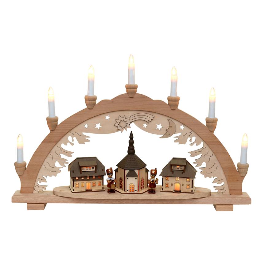 seiffener bergmasann schwibbogen erzgebirge design vogtland