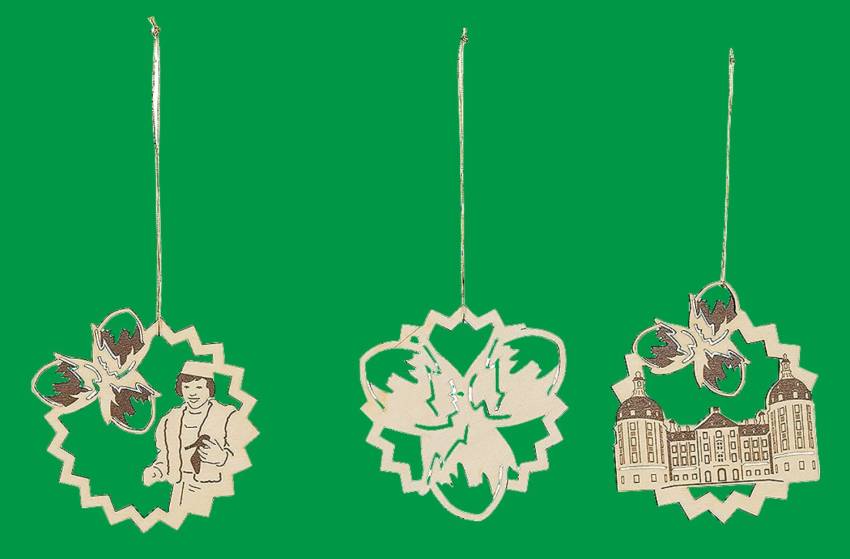 Weihnachtsbaum-Behang Drei Haselnüsse für Aschenbrödel