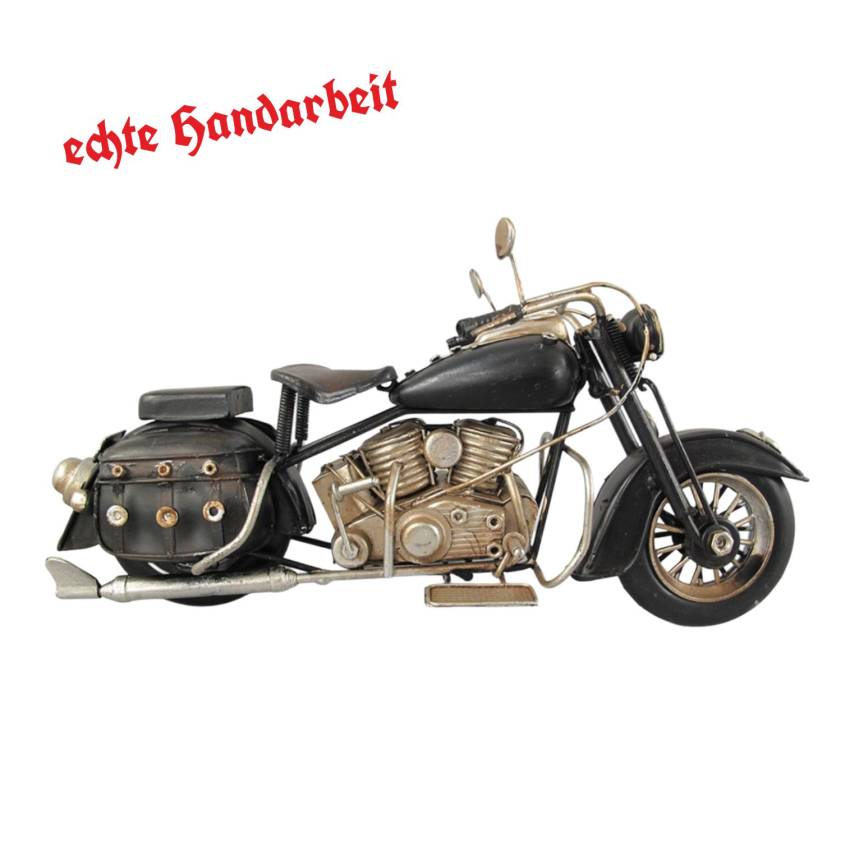 Blechmotorrad Chopperstil im Antikstyle