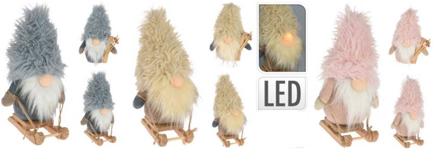 wichtel mit led beleuchteter Nase