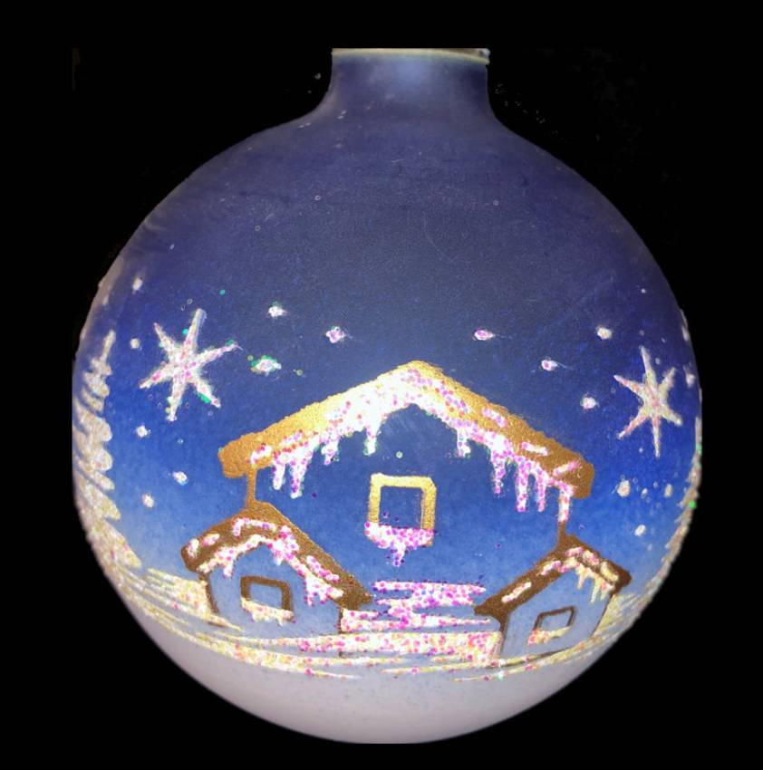 ersatzkugel blau weiss leuchtgehänge