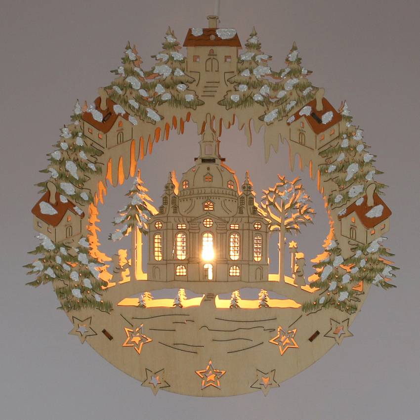 beleuchtetes fensterbild doppelt dresdener frauenkirche