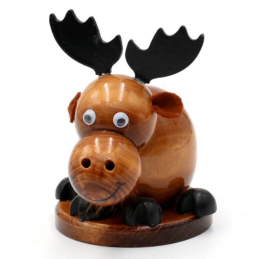 räucherfigur Elch-kzgelig holzkunst