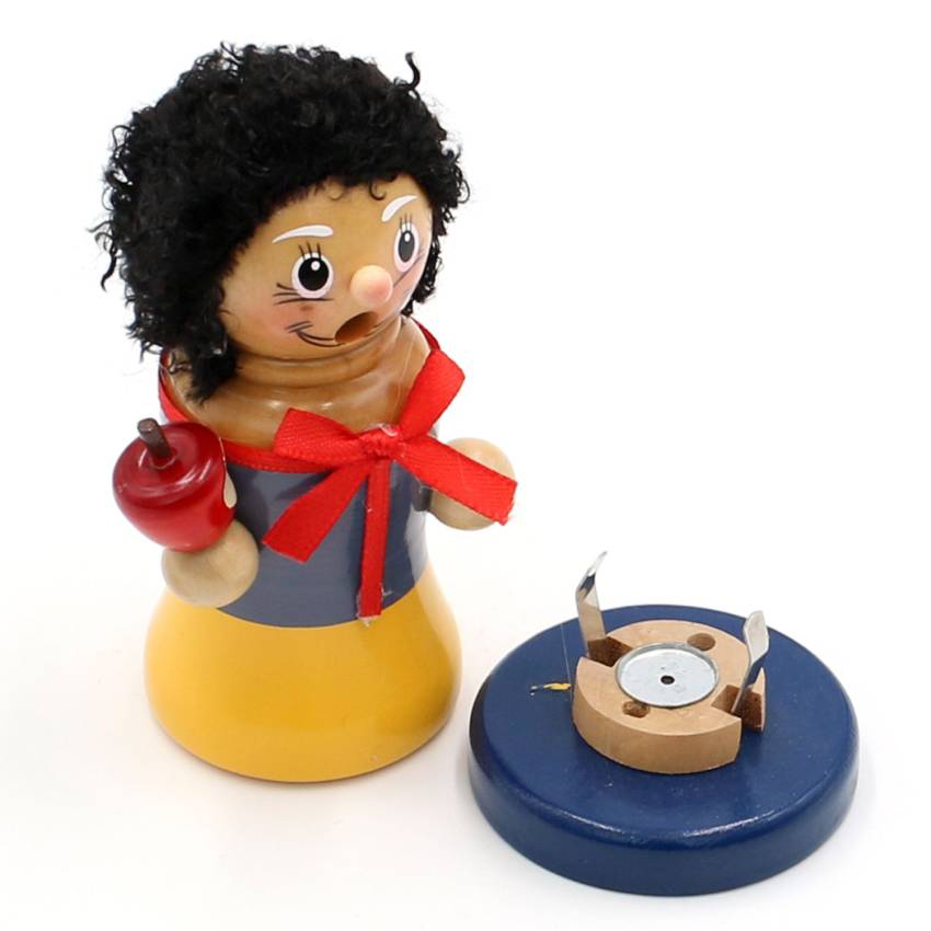 Räuchermännchen Schneewittchen Holz Märchen-Räucherfigur