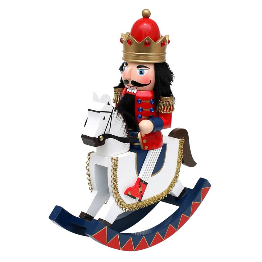 nussknacker schaukelpferd könig