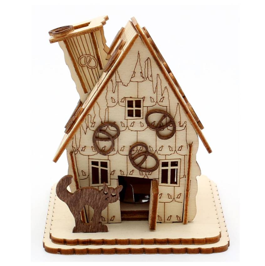 Holz-Räucherhaus "Pfefferkuchenhaus Hexenhaus"
