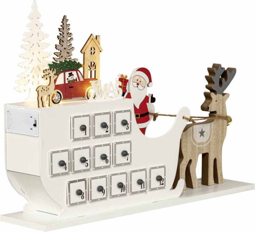 led beleuchter farbiger advents weihnachtskalender