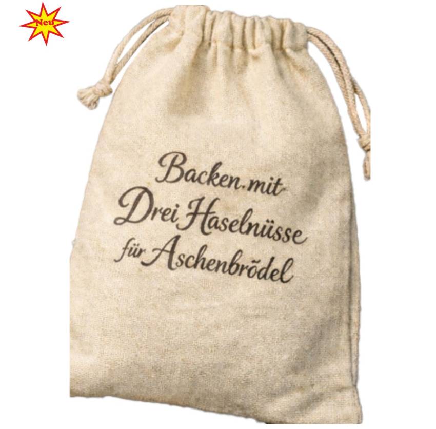 geschenkesack Ausstechförmchen "Backen mit Drei Haselnüsse für Aschenbrödel®" – märchenhaftes 6er-Set für deine Weihnachtsbäckerei