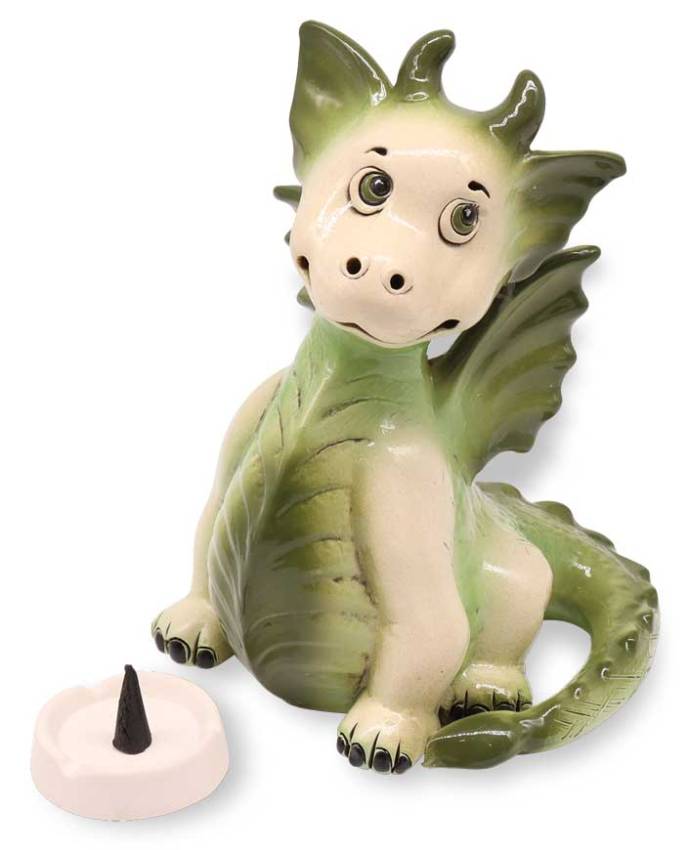 Räuchermännchen drache elliot räucherfigur farbig