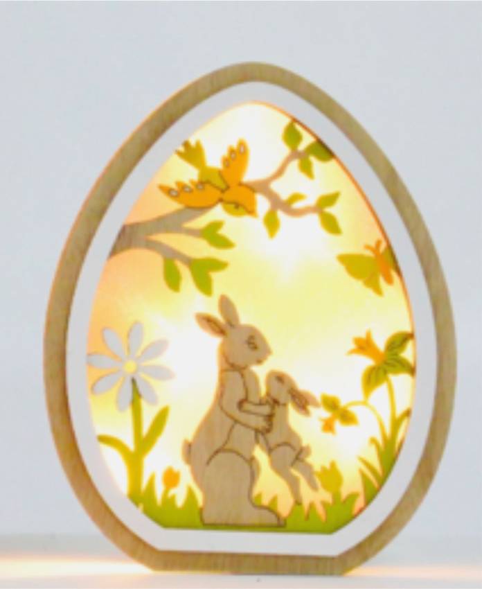 LED-Osterei – beleuchtet günstige Osterdeko mit Timerfunktion