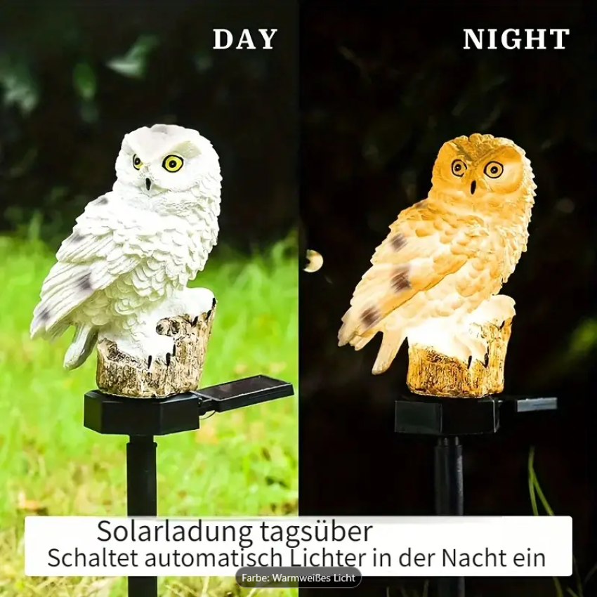 Solar-Adler-Lampe LED-Außenbeleuchtung Gartenleuchte