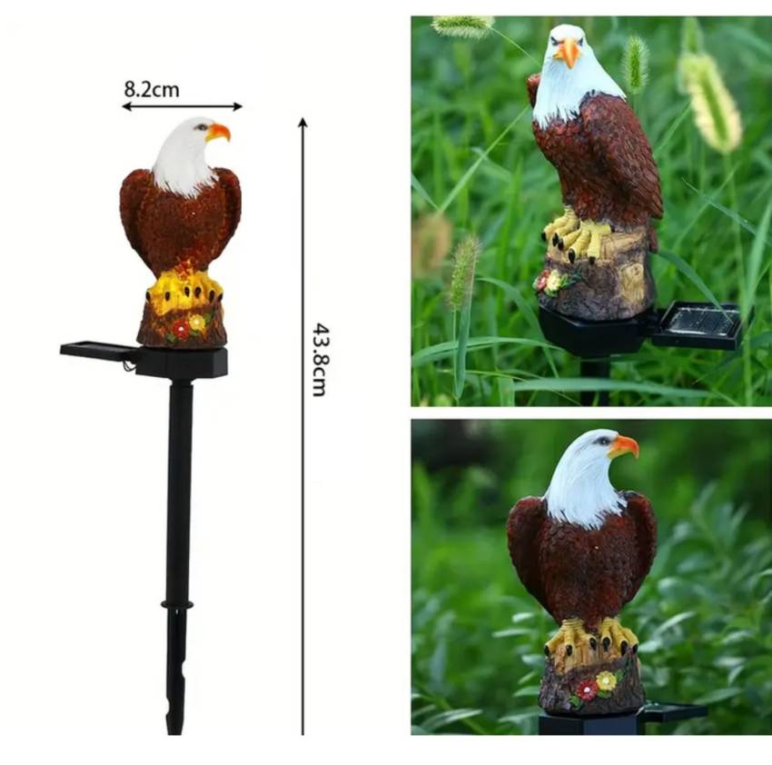 Solar-Adler-Lampe LED-Vogel-Außenbeleuchtung