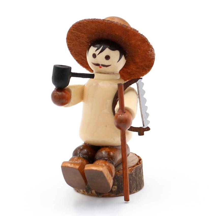 winterkind holzfigur miniatur