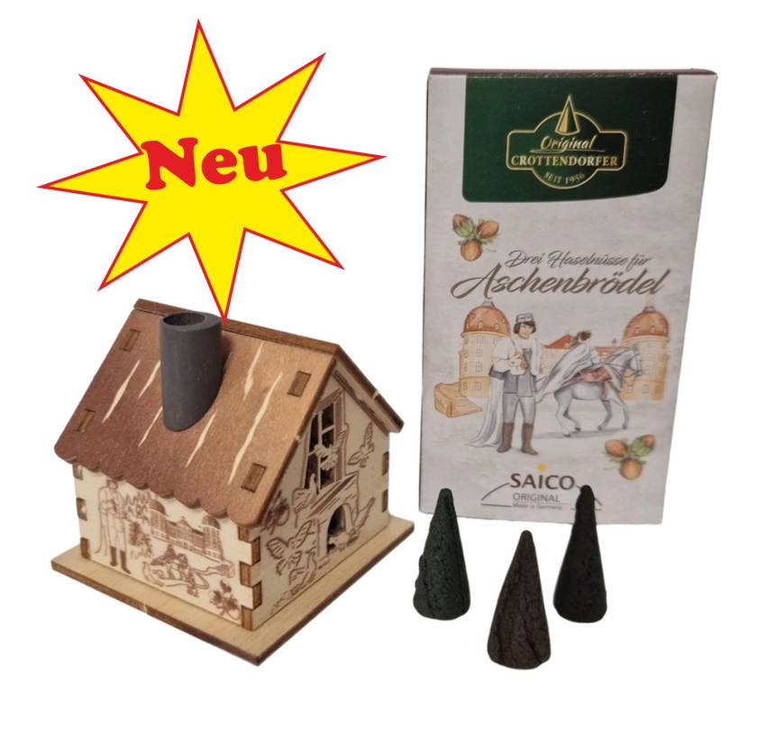 Räucherhaus Drei Haselnüsse für Aschenbrödel ® Vorteilspack