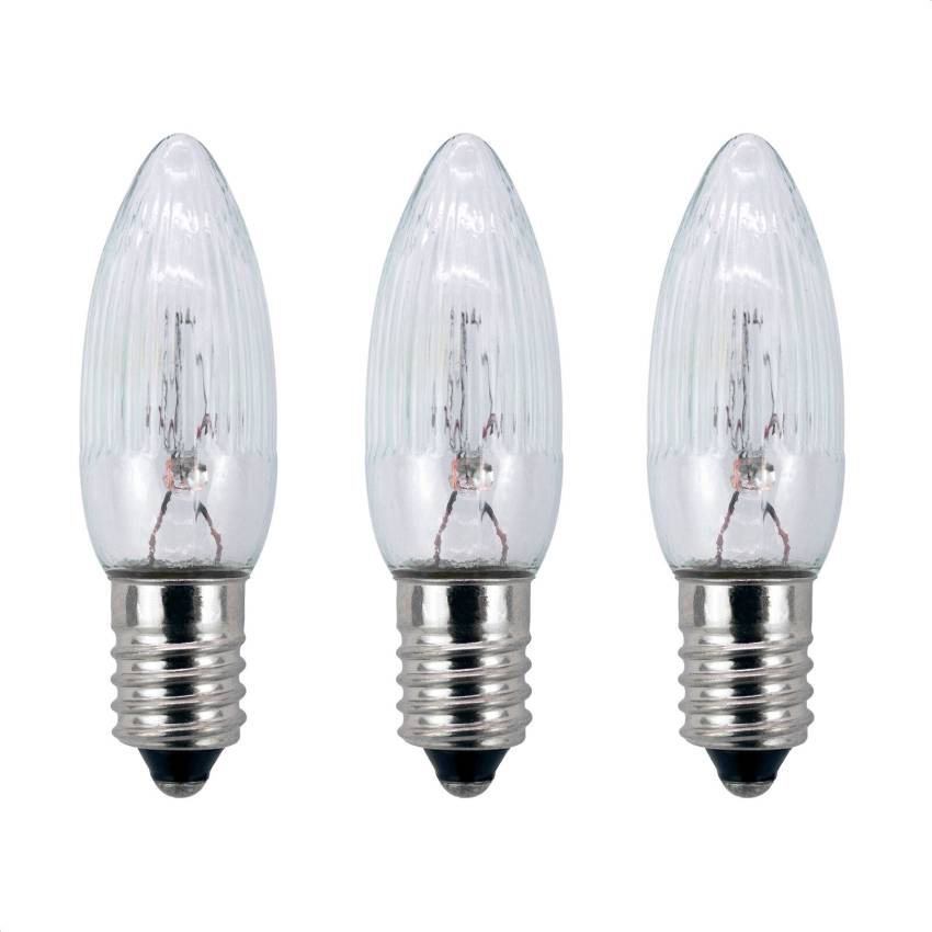 Ersatz Kerze Glühlampe Birne Riffelkerze E10 48V