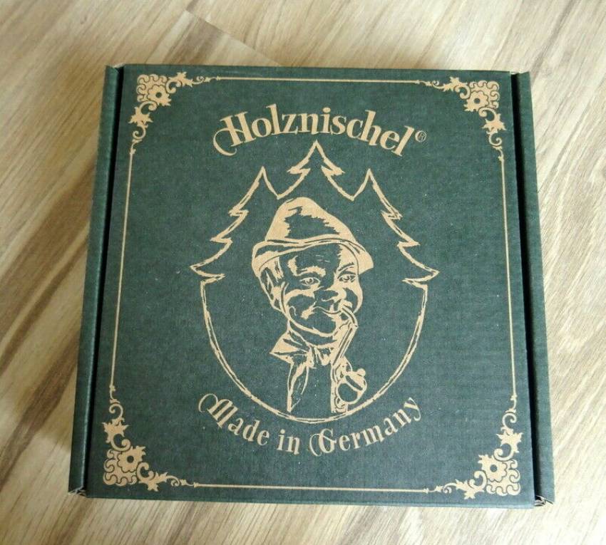Christbaumbehang Stern Holz mit Glaskugel hier online