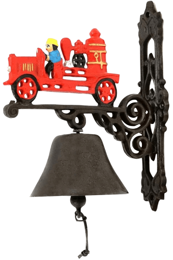 Gussglocke-Wandglocke- Türglocke Retro Feuerwehr