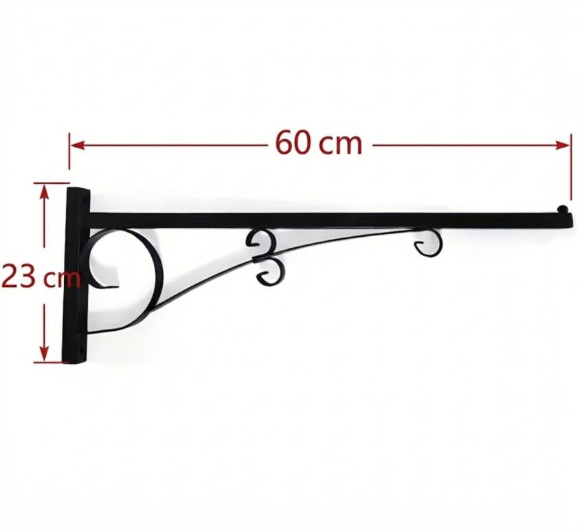 Ein großartiger Wandhalter für deine Weihnachtssterne und Adventssterne! Auf diesem robusten Metallhalter kannst du deine Lieblingssterne sicher und stabil aufhängen. Seine extra große Länge von 60 cm und Höhe von 230 mm bieten Platz für große Weihnachtss