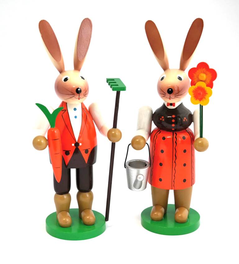 Osterpyramide XL Osterhasen Holz beleuchteter Hase Toppreis OP7