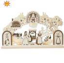 LED Schwibbogen "DEFA-Frau Holle", 10-flammig, farbig abgesetzt, 52 cm