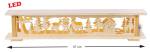 schwibbogen bank beleuchtet große 60 cm holzkunst led