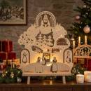 dekoleuchte auf sideboard beleuchtet  frau holle defa märchenfilm