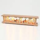 fensterbank erhöhung winterkinder-figuren holzkunst schneemannfiguren beleuchtet