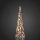 LED-Pyramide-aus Holz-timer beleuchtet