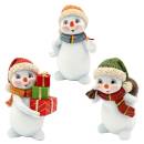 Lustige Polyr Schneekinder Schneemann Set hier