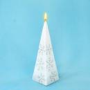 weihnachtskerze in form einer pyramide 24 cm gross