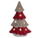 Teelichthalter „Glitzer-Tannenbaum“ – aus hochwerigen Keramik mit Bio-Glitter