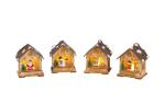 LED-Weihnachtshäuschen – leuchtende Mini-Laternen zum Stellen oder Hängen